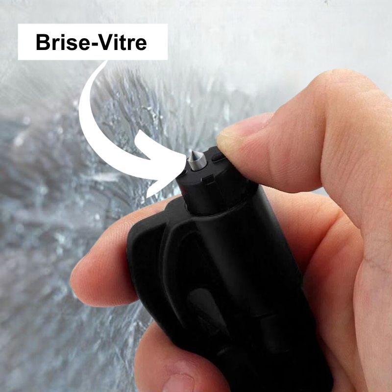 Glass Breaker™| Brise-vitre d'urgence portatif pour auto